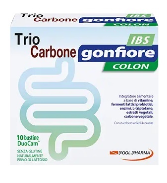 TRIOCARBONE GONFIORE IBS 10 BUSTE DUOCAM DA 2 G + 1,5 G - famajoy.it