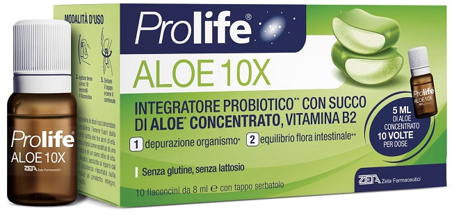 PROLIFE ALOE 10 FLACONI X 8 ML - famajoy.it