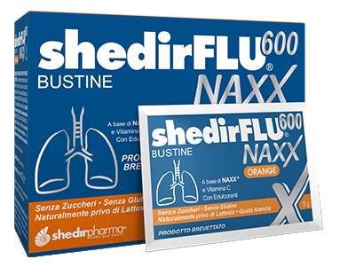 SHEDIRFLU 600 NAXX ARANCIA SENZA ZUCCHERI 20 BUSTINE - famajoy.it
