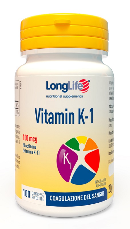LONGLIFE VITAMIN K 100MCG 100 COMPRESSE RIVESTITE - famajoy.it