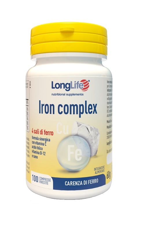 LONGLIFE IRON COMPLEX 100 COMPRESSE - famajoy.it