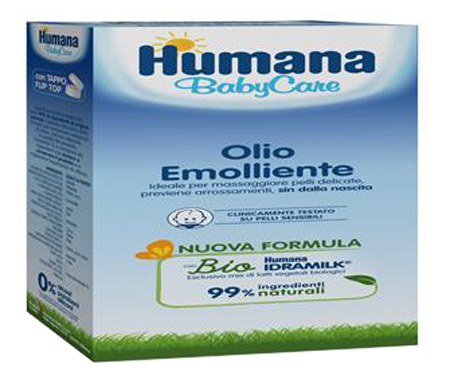 HUMANA BABY CARE OLIO EMOLLIENTE 250 ML - famajoy.it
