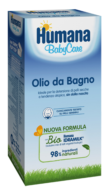 HUMANA BABY CARE OLIO DA BAGNO 200 ML - famajoy.it