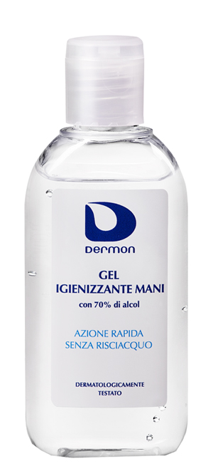 DERMON GEL IGIENIZZANTE MANI 100 ML 70% ALCOOL - famajoy.it