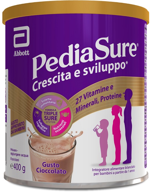 PEDIASURE CRESCITA&SVILUPPO CIOCCOLATO 400 G - famajoy.it