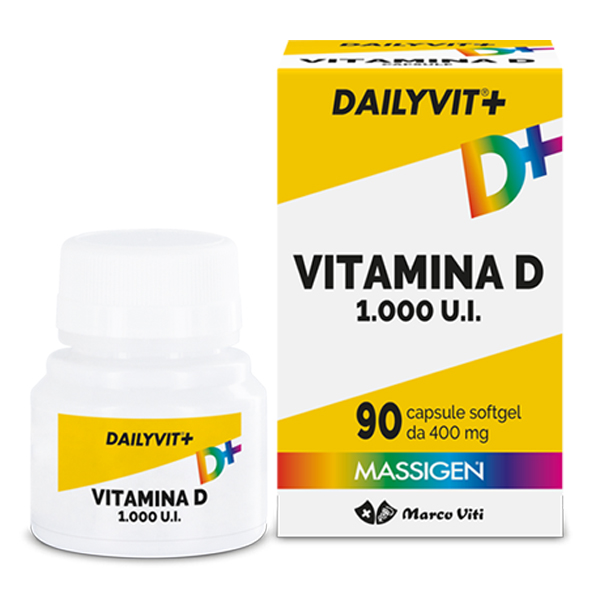 DAILYVIT VITAMINA D 1000 UI 90 CAPSULE SOFTGEL - famajoy.it