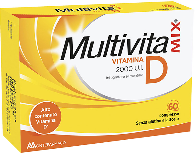 MULTIVITAMIX VITAMINA D 2000 UI 60 COMPRESSE - famajoy.it