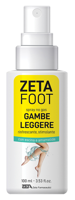 ZETAFOOT SPRAY NO GAS GAMBE LEGGERE 100 ML - famajoy.it