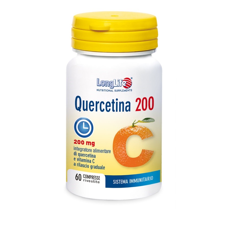 LONGLIFE QUERCETINA 200 60 COMPRESSE RIVESTITE - famajoy.it
