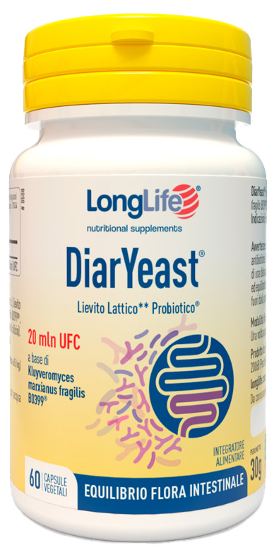 LONGLIFE DIARYEAST 60 CAPSULE VEGETALI - famajoy.it