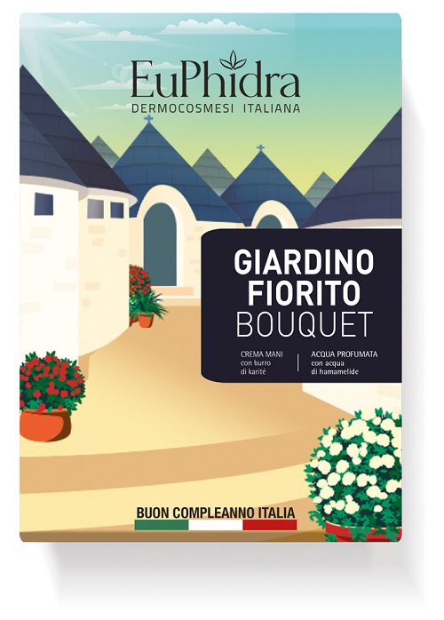 EUPHIDRA GIARDINO FIORITO BOUQUET COFANETTO CREMA MANI + ACQUA PROFUMATA - famajoy.it