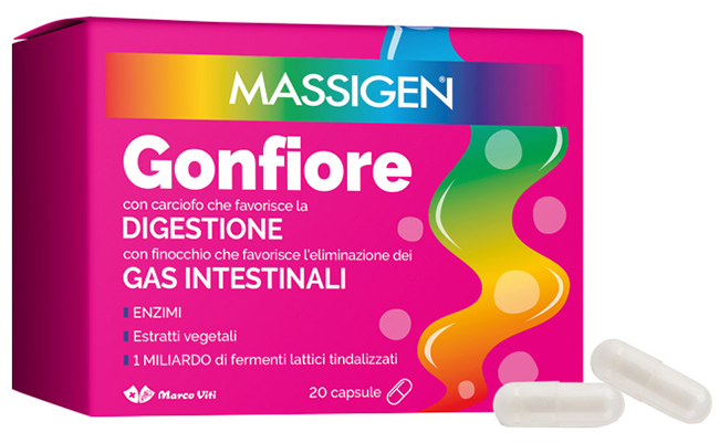 MASSIGEN GONFIORE 20 CAPSULE - famajoy.it