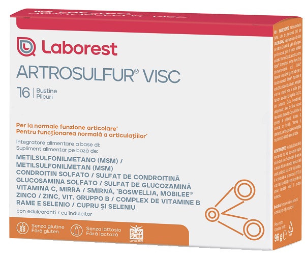 ARTROSULFUR VISC 16 BUSTINE DA 6 G - famajoy.it