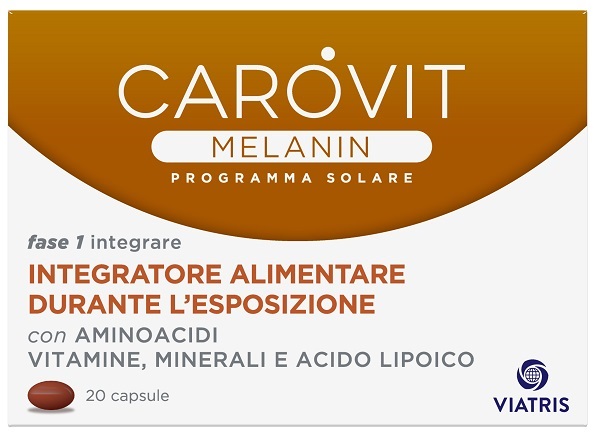 CAROVIT MELANIN PROGRAMMA SOLARE 20 CAPSULE - famajoy.it