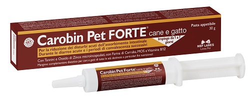 CAROBIN PET FORTE PASTA 30 G - famajoy.it