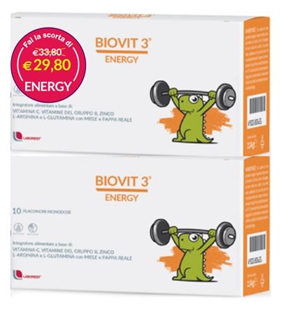 BIOVIT 3 ENERGY MULTIPACK 10 FLACONI X 2 - famajoy.it