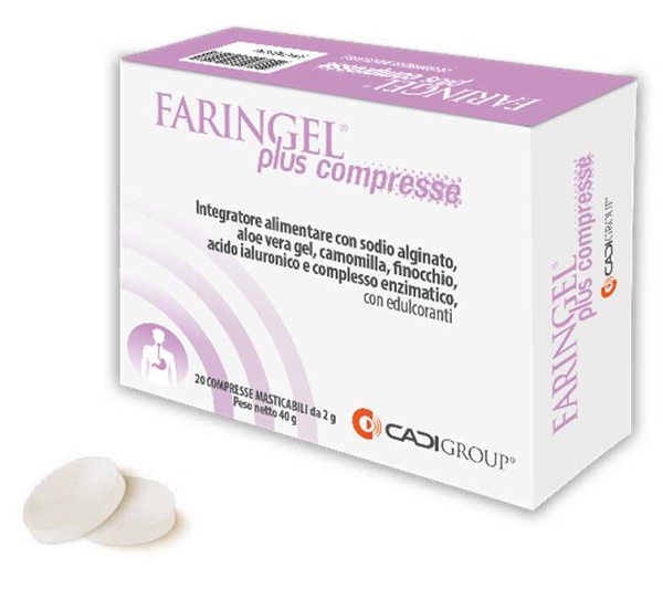 FARINGEL PLUS 20 COMPRESSE MASTICABILI - famajoy.it