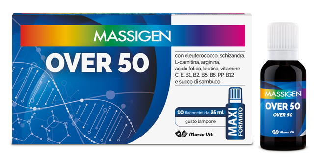 MASSIGEN OVER 50 10 FLACONI DA 25 ML - famajoy.it