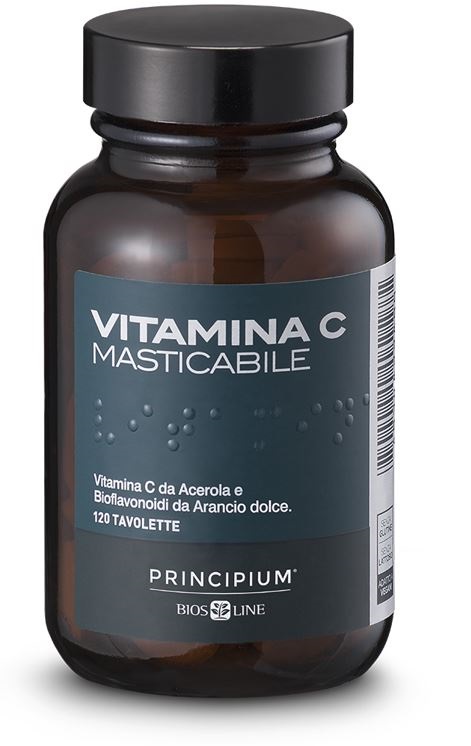 PRINCIPIUM VITAMINA C MASTICABILE 120 TAVOLETTE - famajoy.it