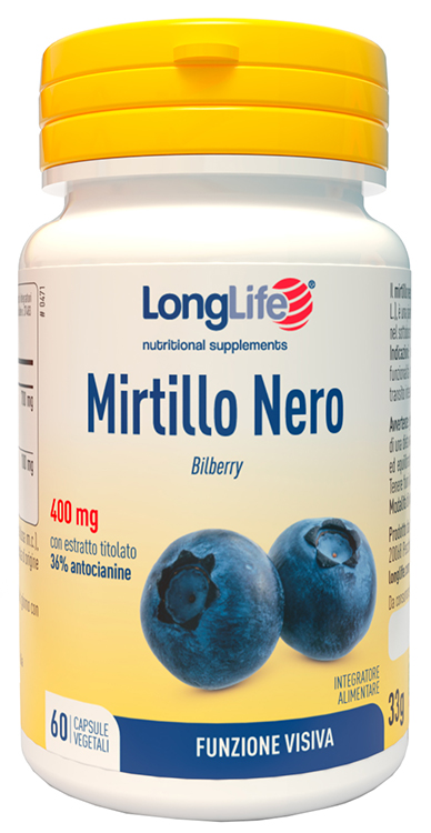 LONGLIFE MIRTILLO ROSSO FORTE 60 VEGICAPS - famajoy.it