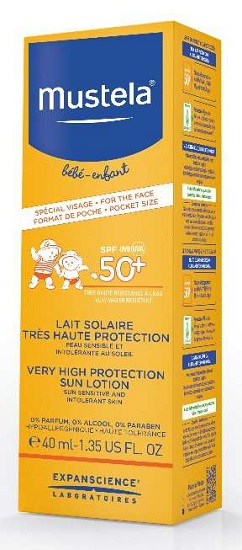 MUSTELA LATTE SOLARE VISO 50+ - famajoy.it