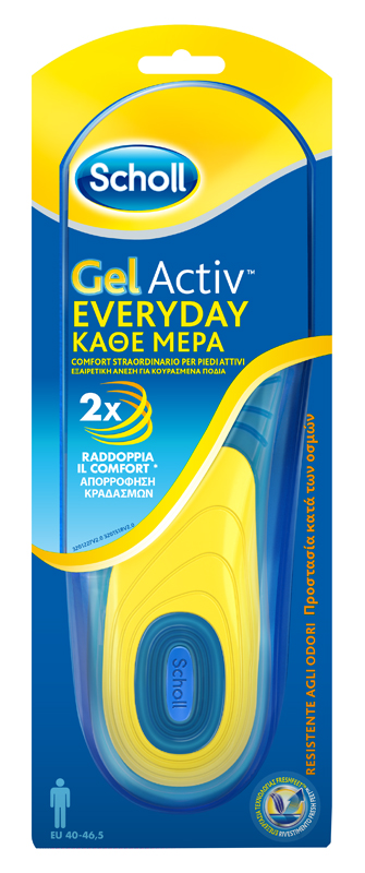SCHOLL GEL ACTIV EVERYDAY UOMO - famajoy.it