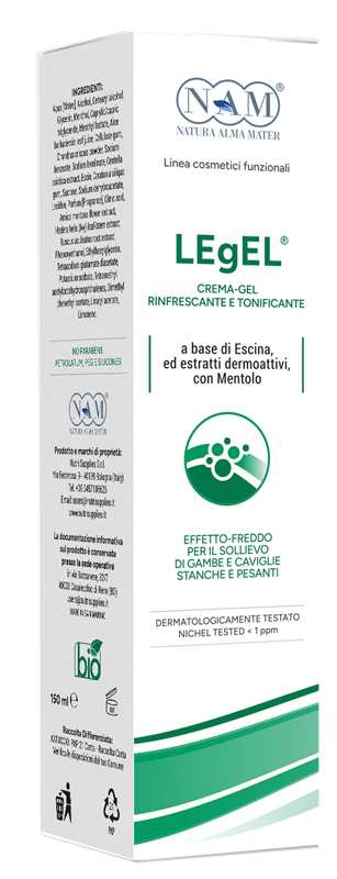 LEGEL CREMA-GEL RIFRESCANTE E TONIFICANTE PER GAMBE 150 ML - famajoy.it