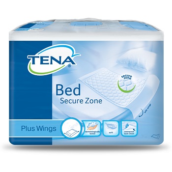 TRAVERSA PER INCONTINENZA TENA BED PLUS RIMBOCCABILE 80X180 CM PLUS 20 PEZZI - famajoy.it
