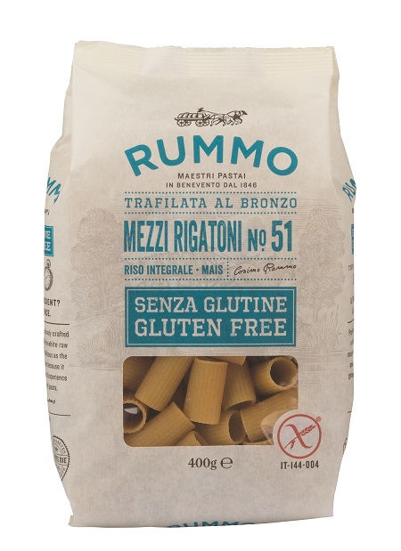 RUMMO MEZZI RIGATONI N51 DI RISO INTEGRALE E MAIS 400 G - famajoy.it