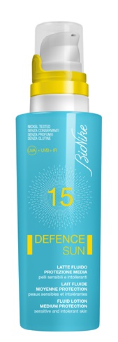 DEFENCE SUN 15 LATTE FLUIDO PROTEZIONE MEDIA 125 ML - famajoy.it