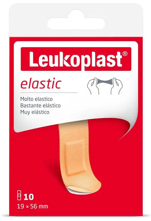 LEUKOPLAST ELASTIC 56X19 10 PEZZI - famajoy.it