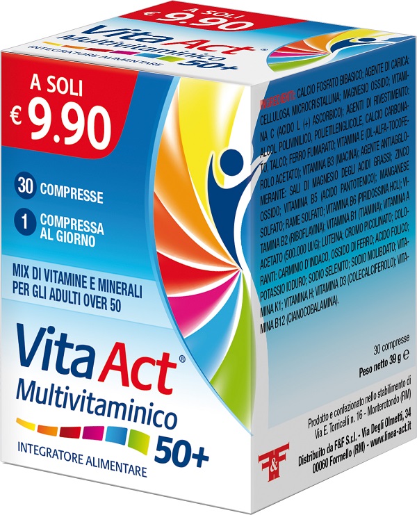 MULTIVITAMINICO ACT 50+ 30 COMPRESSE - famajoy.it