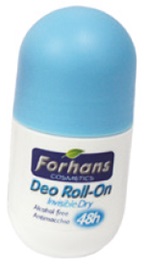 FORHANS COSMETIC ROLL-ON INVISIBLE DRY 50 ML - famajoy.it