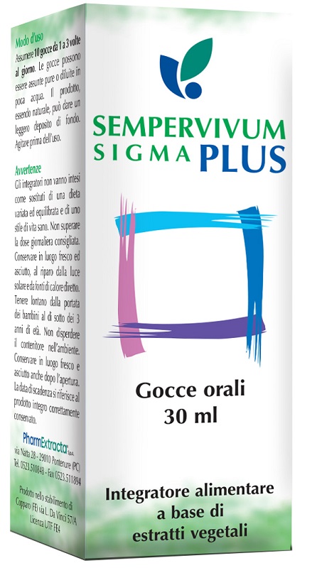 SEMPERVIVUM SIGMA PLUS 30 ML - famajoy.it