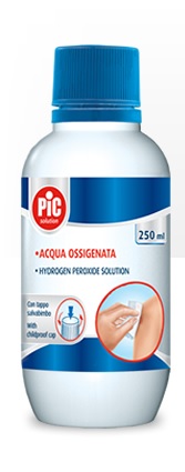 PIC SOLUTION ACQUA OSSIGENATA 10 VOLUMI PEROSSIDO DI IDROGENO 3% 250 ML - famajoy.it