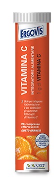 ERGOVIS VIT C 1000MG 20 COMPRESSE EFFERVESCENTI - famajoy.it