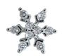 ORECCHINI STERILI SNOW WHITE CRYSTALS BJT934 - famajoy.it