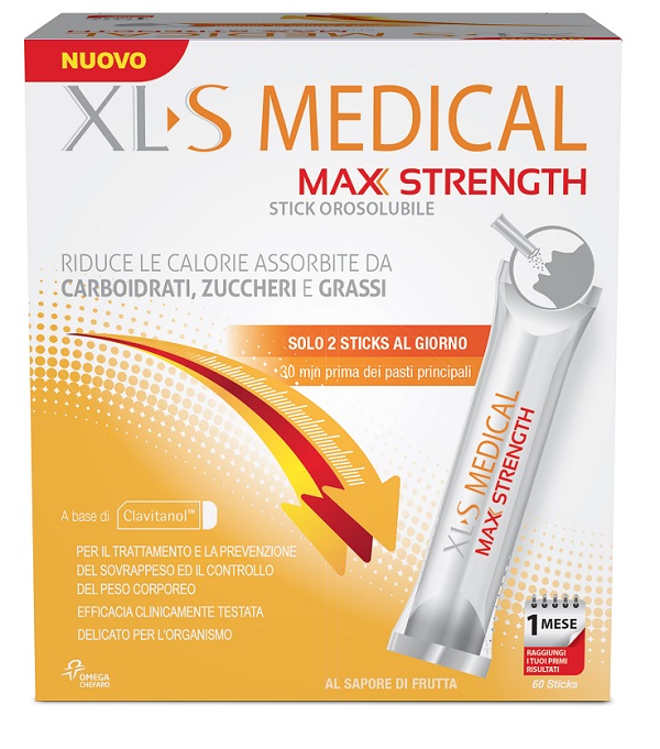 XLS MEDICAL MAX STRENGTH 60 STICK OROSOLUBILI - famajoy.it