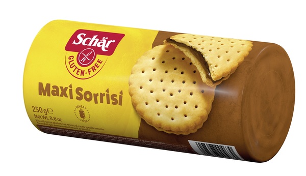 SCHAR MAXI SORRISI BISCOTTI CON CREMA AL CACAO 250 G - famajoy.it