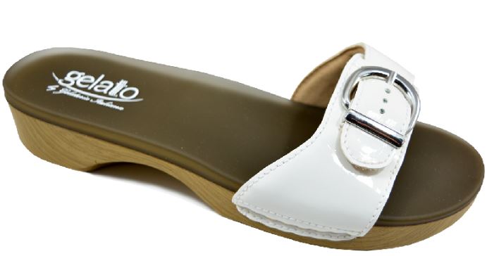 ZOCCOLO SOLE MIO WHITE CON PLANTARE IN GEL 39-40 - famajoy.it