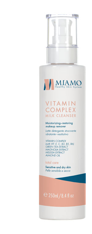 MIAMO TOTAL CARE VITAMIN COMPLEX MILK CLEANSER 250 ML - famajoy.it