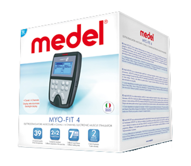 ELETTROSTIMOLATORE MUSCOLARE MYO-FIT 4 TENS 4 CANALI - famajoy.it