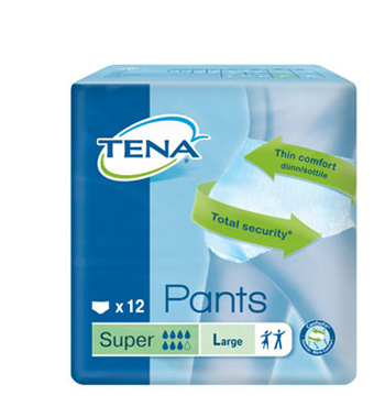 PANNOLONE PULL UP TENA PANTS SUPER TAGLIA LARGE 12 PEZZI - famajoy.it