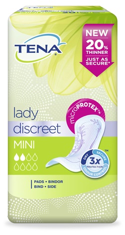 PANNOLONE SAGOMATO TENA DISCREET MINI 20 PEZZI - famajoy.it