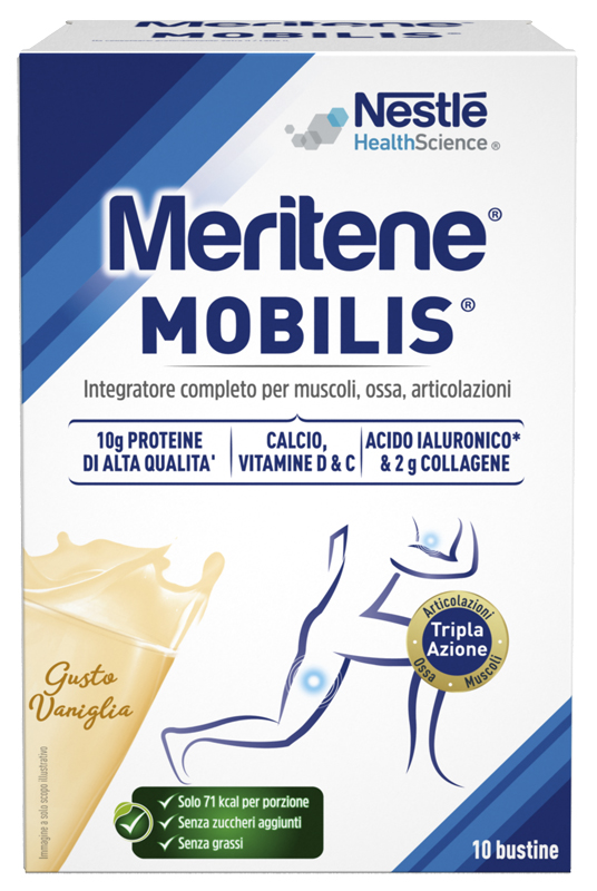 MERITENE MOBILIS GUSTO VANIGLIA 10 BUSTINE DA 21 G - famajoy.it