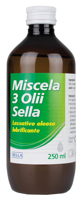 MISCELA 3 OLII LASSATIVO MD SELLA 250 ML - famajoy.it
