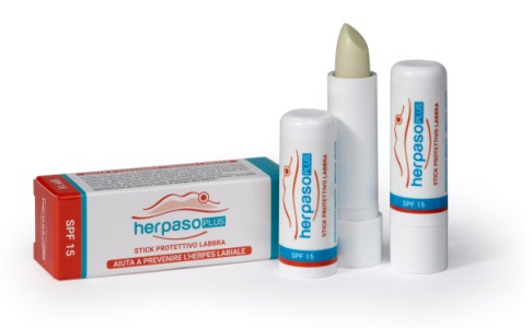HERPASO PLUS SPF15 STICK PROTETTIVO LABBRA - famajoy.it