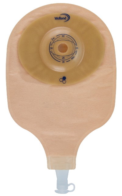 SACCA PER UROSTOMIA TRASPARENTE RITAGLIABILE AURUM CONVEX URO MIDI MEDIUM DIAMETRO 13-35 MM 10 PEZZI - famajoy.it
