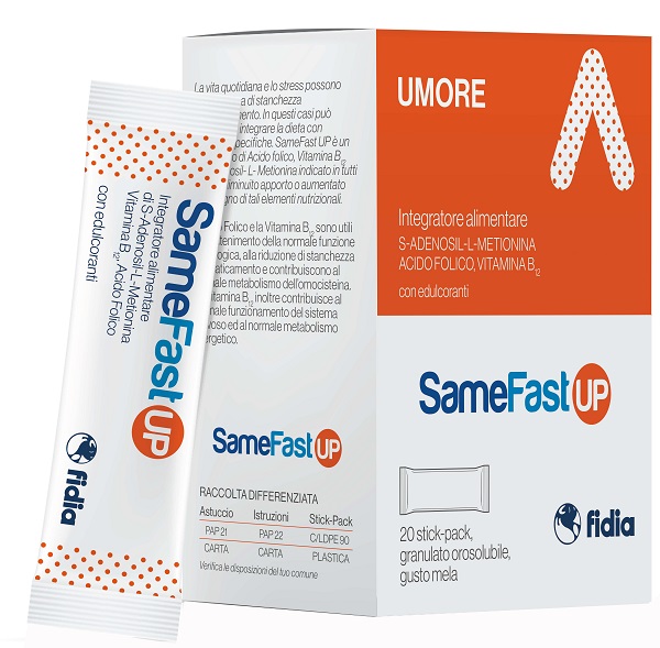 SAMEFAST UP 20 STICK PACK GRANULATO OROSOLUBILE GUSTO ANANAS - famajoy.it