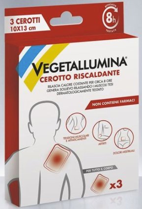 VEGETALLUMINA CEROTTO RISCALDANTE 3 PEZZI - famajoy.it